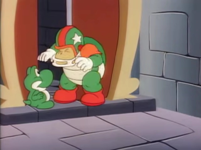 A Koopa football player from the episode "Mama Luigi"