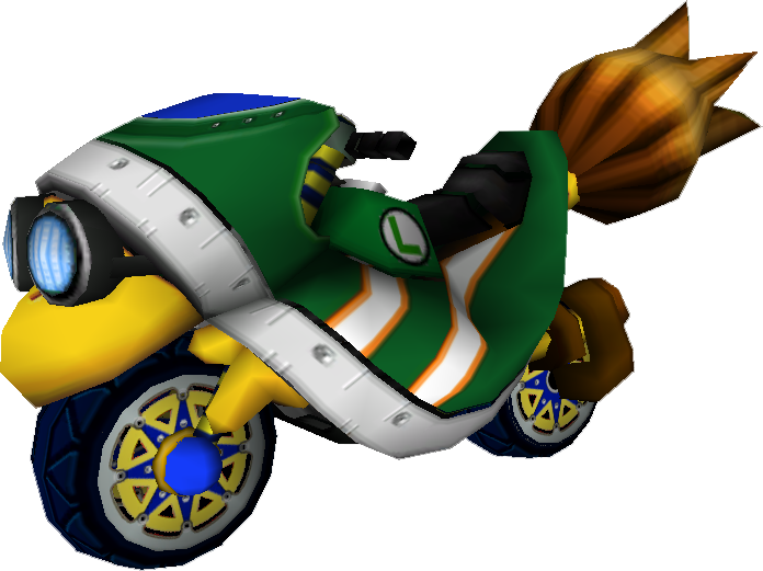 File:Magikruiser (Baby Luigi) Model.png - Super Mario Wiki, the Mario ...