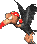 Sprite of a Mini-Necky in Donkey Kong Country 2: Diddy's Kong Quest.