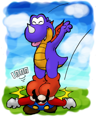 DS / DSi - Mario & Luigi: Bowser's Inside Story - Dark Bowser - The Spriters Resource