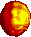 Sprite of a fireball from Donkey Kong Country 3: Dixie Kong's Double Trouble!