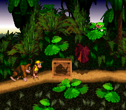 File:DKC SNES Jungle Hijinxs - Rambi Crate.png