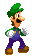 Luigi as he appears in Mario & Luigi: Paper Jam