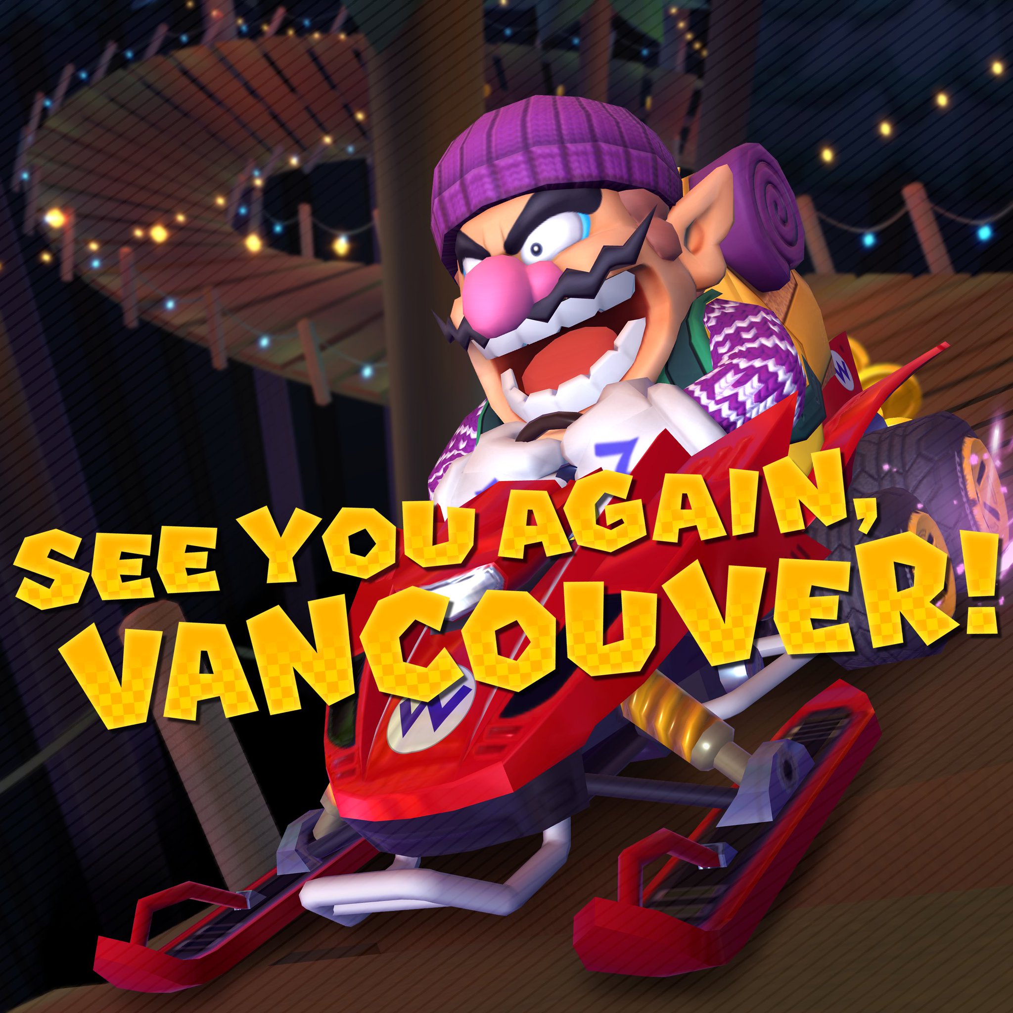 "See you again" message for the end of the Vancouver Tour