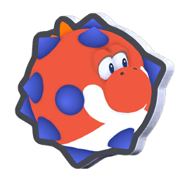 File:Standee Spike Ball Red Yoshi.png