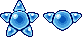 Sample sprites for the Star Panel in the star menu, shown here a star-shaped and an inverted triangle versions