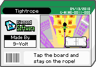 The shelf cover for one of 9-Volt's microgames in WarioWare: D.I.Y.