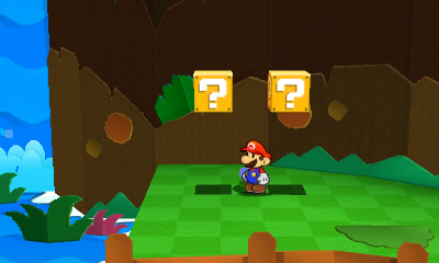 Fourth and fifth ? Blocks in Water's Edge Way of Paper Mario: Sticker Star.