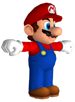File:NSMBW Super Mario Model.png
