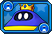Sprite of King Blue Coin Coffer's card, from Puzzle & Dragons: Super Mario Bros. Edition.