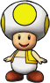 Sprite of Yellow Toad, from Puzzle & Dragons: Super Mario Bros. Edition.