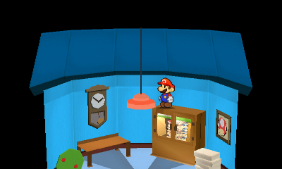 Location of the 1st hidden block in Paper Mario: Sticker Star, not revealed.