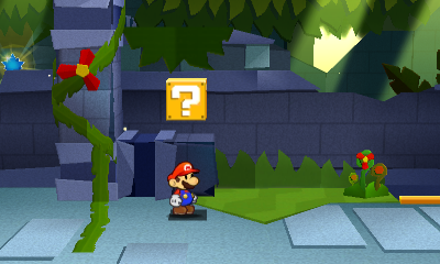 Eleventh ? Block in Shy Guy Jungle of Paper Mario: Sticker Star.