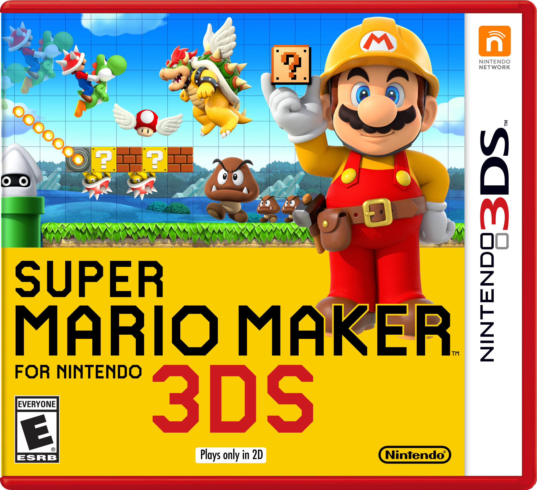 Super Mario Maker for Nintendo 3DS North American box art