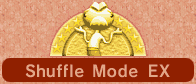 Shuffle Mode EX icon, from Yoshi Topsy-Turvy.