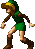Sprite of Link from Donkey Kong Country 2: Diddy's Kong Quest