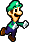 Luigi's idle battle pose