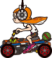 Stamp of the Inkling Girl on the Splat Buggy.