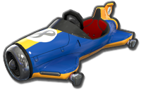 Mach 8 body from Mario Kart 8