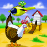 The Clock Race mode's preview image of Chicken Chase, a course from the 2001 Diddy Kong Pilot.