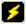 Sprite of a Lightning Bolt item icon from Mario Kart: Super Circuit