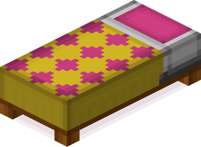 File:Minecraft Mario Mash-Up Bed Magenta Render.png