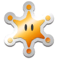 An orange Big Paint Star goal
