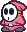 Sprite of a pink Shy Guy, from Paper Mario.