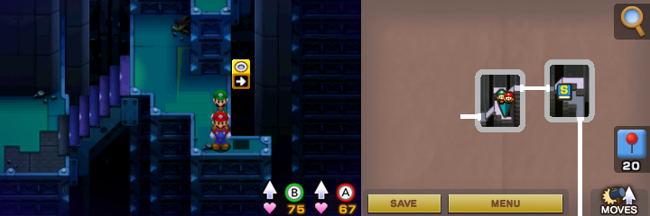 Block 30 in Woohoo Hooniversity of Mario & Luigi: Superstar Saga + Bowser's Minions.