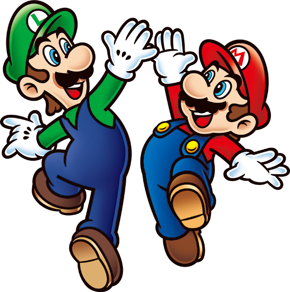 File:MLhighfive.png - Super Mario Wiki, the Mario encyclopedia