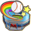 Play Badge from Mario Super Sluggers