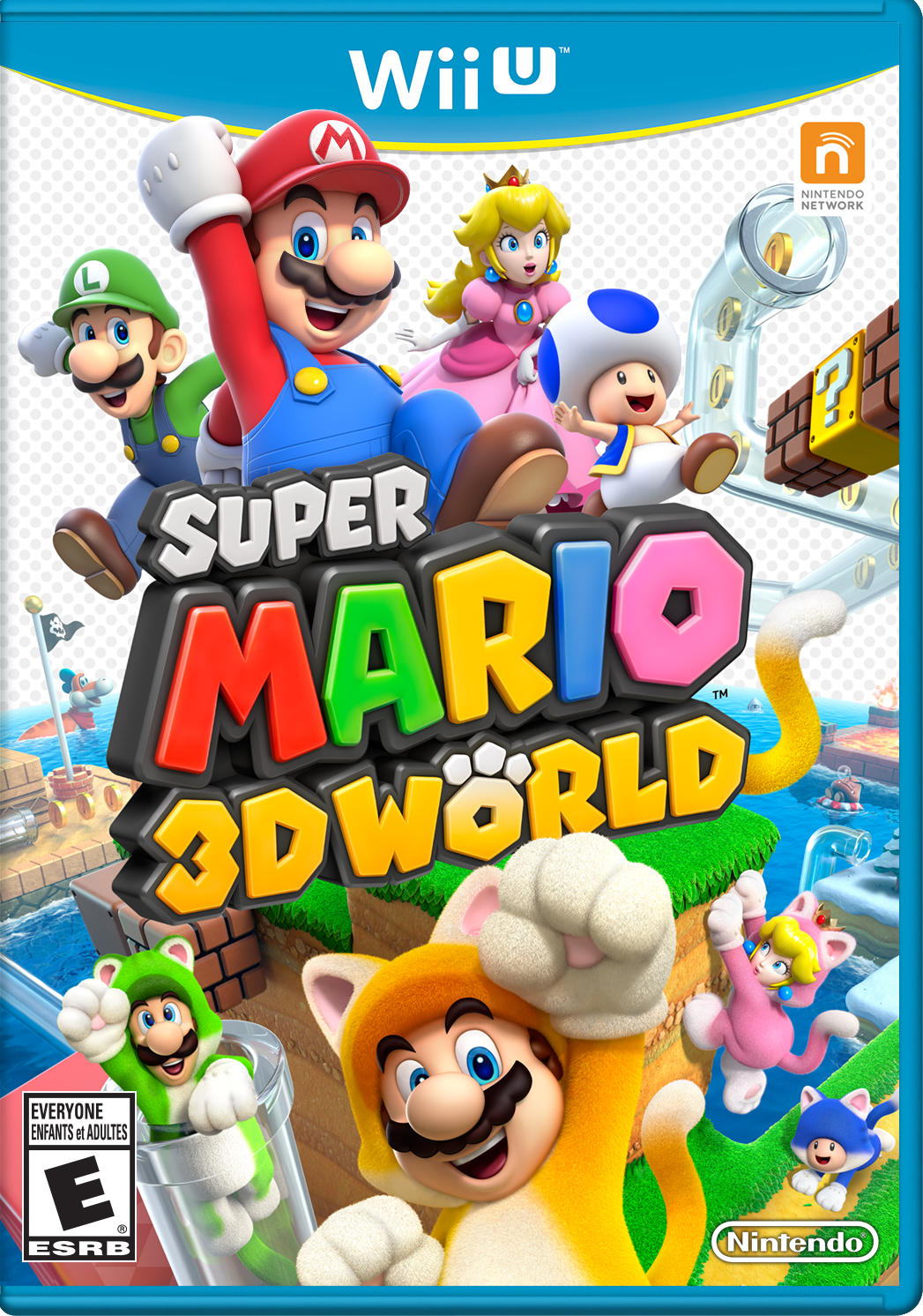 mario 3d world characters