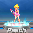 Princess Peach in tennis from Mario Sports Superstars