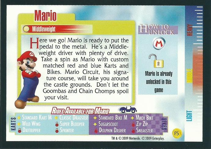 File:MKW Mario Foil Trading Card Back.jpg