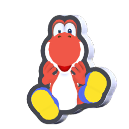 File:Standee Too Bad Red Yoshi.png