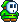 Green Shy Guy from Yoshi's Island DS.