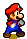 Mario's idle battle pose