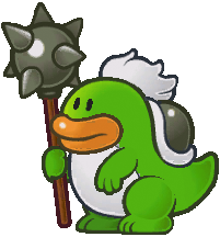 Sprite of a Clubba from Super Paper Mario