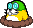 Mawful Mole's battle sprite from Mario & Luigi: Bowser's Inside Story.