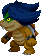 Sprite of the dark copy of Ludwig von Koopa from Mario & Luigi: Superstar Saga + Bowser's Minions, looking as unintentionally like his Hotel Mario appearance as possible.