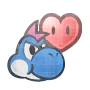 Yoshi's health icon (blue)
