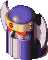 Battle idle animation of the Blade's Breaker Beam cannon (misidentified as "Axem Rangers") from Super Mario RPG: Legend of the Seven Stars