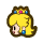 An icon of Princess Peach's head used in the menus of Super Paper Mario.