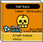 The shelf sprite of one of 9-Volt's favorite artist's comics: Half Back in the game WarioWare: D.I.Y..
