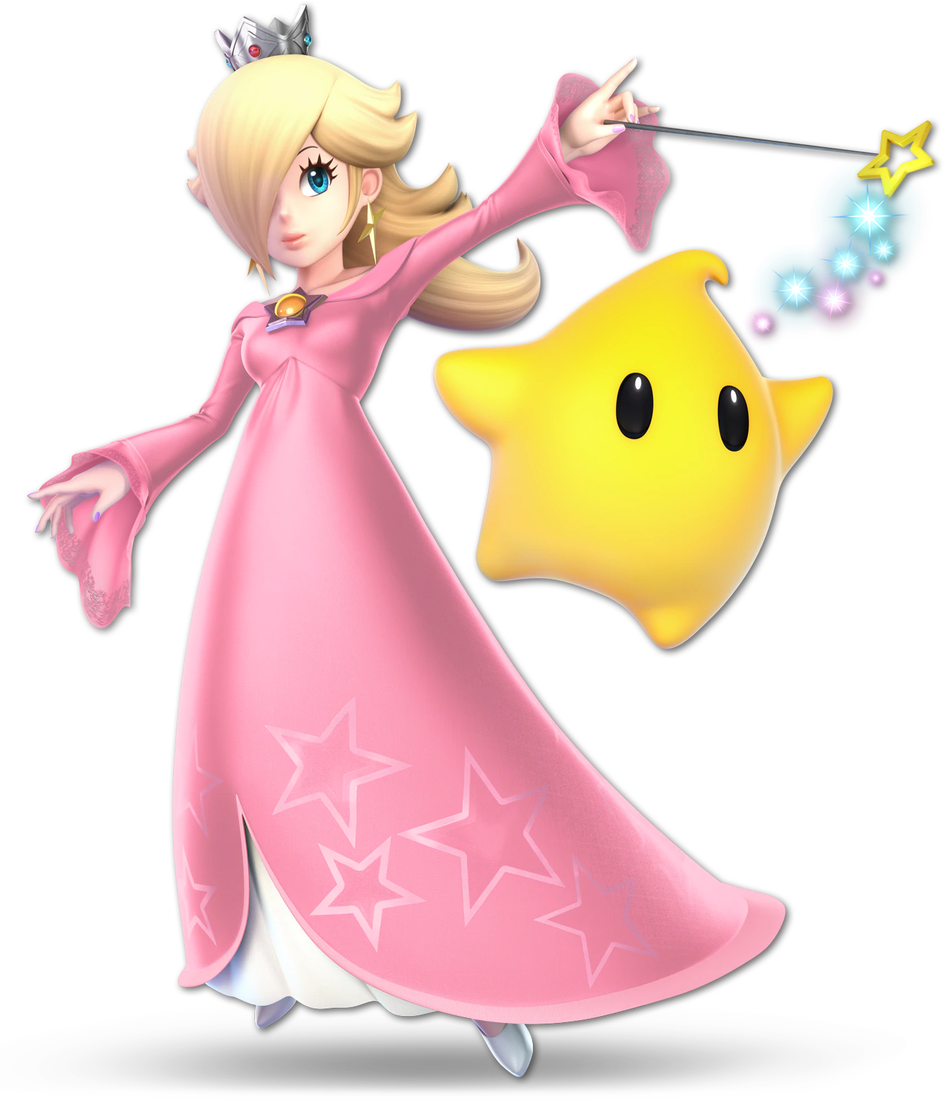 File:Rosalina Pink SSBU.png - Super Mario Wiki, the Mario encyclopedia