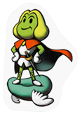 A Sticker of Prince Peasley.