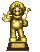 Mario's Star Gold Trophy from Mario Golf for Nintendo 64