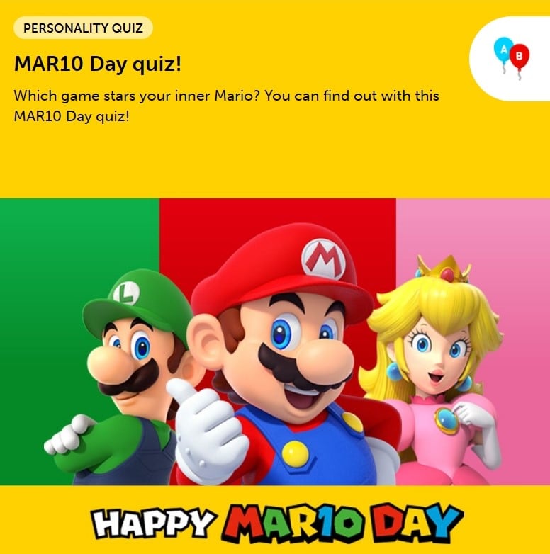 Online Quiz for MAR10 Day 2024! - Super Mario Wiki, the Mario encyclopedia