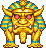 Sprite of Scare-Oh! in Wario: Master of Disguise