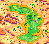 Hole 14 of the Star Dunes Course from Mario Golf: Advance Tour
